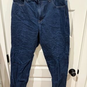 Madewell Men's Deep Blue Relaxed Jeans